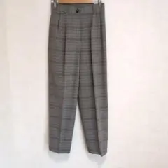 コルディア　CORDIER 　デーパードパンツ　グレンチェックスラックス　ウール