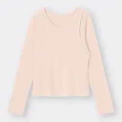 GU 2ピースタンクトップレイヤードT