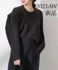 【PROTAGONISTA/プロタゴニスタ】ケーブル C/N SWEATER