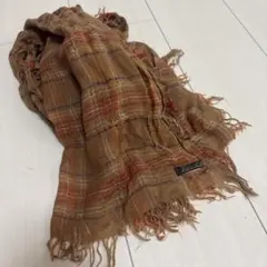 Faliero Sarti ストール ブラウン チェック柄のサムネイル
