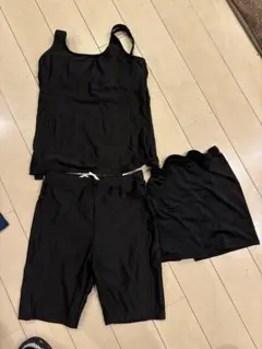 女の子用 ブラック水着セット Mサイズ