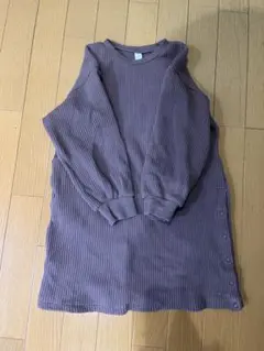 アプレレクール　茶色チュニックワンピース130cm