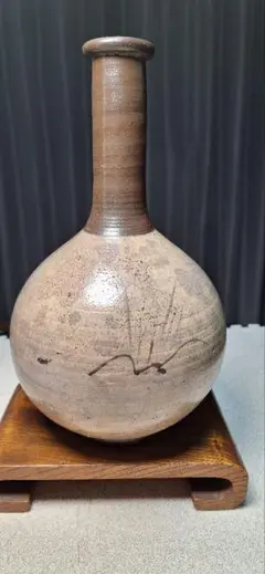 古唐津 徳利 一輪挿し 花生け 花瓶 骨董 古美術 茶道先生所蔵WWTT036 古唐津 徳利 一輪挿し 花生け 花瓶 骨董 古美術 茶道先生所蔵