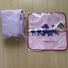 マクドナルド福袋 2026 ビックな保温・保冷バッグ/ハンドタオルピンク