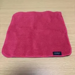 CHARLE シャルレ　タオルハンカチ　赤　レッド