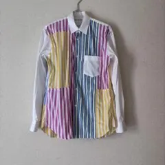 25SS COMME des GARÇONS SHIRT パッチワークシャツ