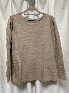 Kastane パフボーダー　トップス　ボーダー　Tシャツ