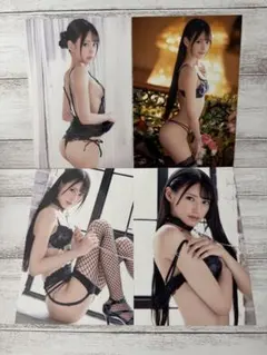 八掛うみ 2L判生写真 4枚セット ブロマイド チェキ