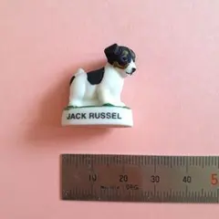 ジャックラッセルテリア フェーブ 陶器製 置物