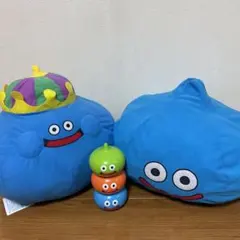 タグ付き ドラゴンクエストAMおおきなぬいぐるみスライム＆キングスライムおまけ有