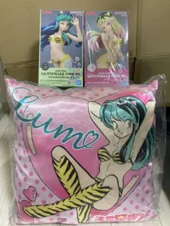 【新品未開封】うる星やつら　クッション　フィギュア　3個セット