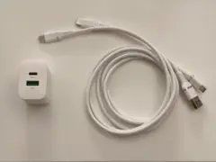 HIDISC 20W充電器+ケーブル2本 セット