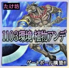 遊戯王　1103環境　ゲートボール　植物アンデットデッキ　No.2005