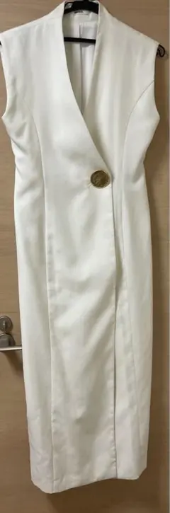 スナイデル　ボタンナローワンピース　スナイデル　ジレ　ワンピース