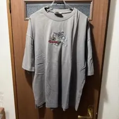 トムとジェリー 刺繍 オーバーサイズ 半袖Tシャツ XLサイズ グレーのサムネイル