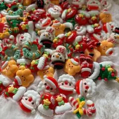 デコパーツ　クリスマス　Xmas　サンタ　プラパーツ　かわいい