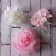 コサージュ　3個　まとめ売り　卒業式　入学式