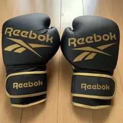 Reebok ボクシンググローブ ブラック/ゴールド