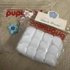 pupuland 【ダウンシリーズ】ブルーのダウンコート