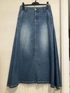 Munich デニムロングスカート ブルー Sサイズ
