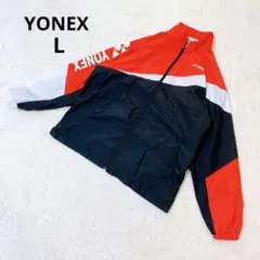 ヨネックス ウィンドウォーマー アップシャツ ウィンドブレーカー 赤白黒 部活