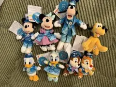 ディズニーシー25周年“スパークリング・ジュビリー”ぬいバッジ7種8体セット ロ*ズ様 ディズニーシー25周年“スパークリング・ジュビリー”ぬいバッジ