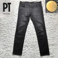 【極美品】PT TORINO BR別注 ブラック デニム ROCK 34