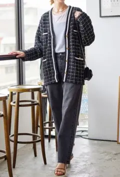 【JOURNAL STANDARD】TWEEDY Vラインジャケット