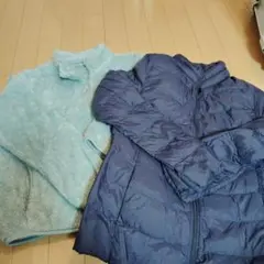 UNIQLOフリースジャケット&ダウン 150