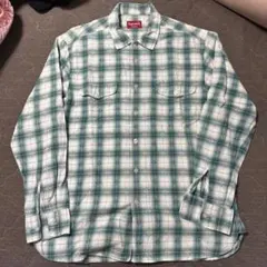 Supreme チェックシャツ グリーン Mサイズのサムネイル