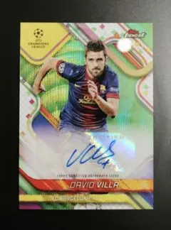 【世界99枚限定】topps ダビド・ビジャ 直筆サイン auto UCL