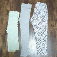 UNIQLO レギンスパンツ 3点セット 100cm 女の子