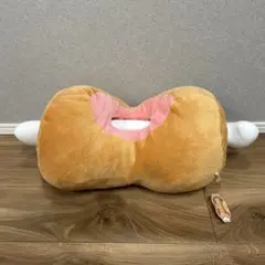 肉クッション もっちり食べかけ骨付き肉クッション