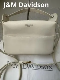 J&M DAVIDSON POISE ポイズ レザー ショルダーバッグ　ホワイト