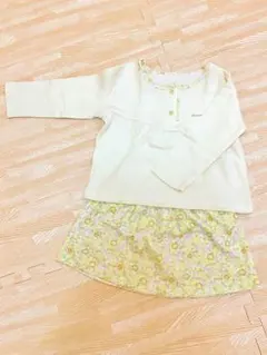 COMME CA ISM 小花柄♡セットアップ スカート