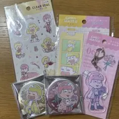おそ松さん Seriaコラボ ステッカー アクキー 缶バッジ ラテ松