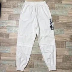 プ*ー様 ellesse エレッセ ナイロンパンツ ホワイト トレーニング ランのサムネイル