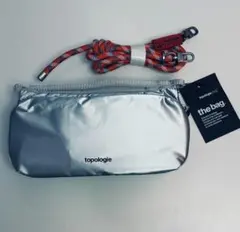 【ラスト1点❗】Topologie ボトルサコッシュ M シルバー ストラップ付