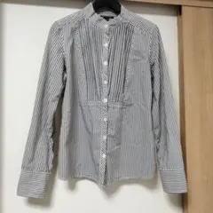 週末特価❗美品✨ GAP ギャップ ブラウス ギャザー　 フリル ストライプ S