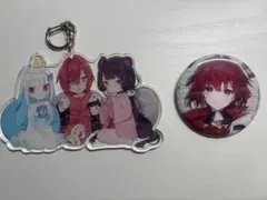 にじさんじ アンジュ・カトリーナ さんばか 缶バッジ アクリルキーホルダー