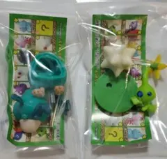 ピクミン チョコエッグ　2体セット＆ファミリーマート限定ボトルキャップ羽ピクミン