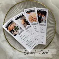 エスコートカード K ウェディング 席札 結婚式 メニュー表