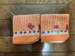 ELLE 花柄 タオルハンカチ 2枚セット