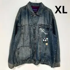 メンズ ロカウェア デニムジャケット 薄手 軽い 106830 03877 XLのサムネイル