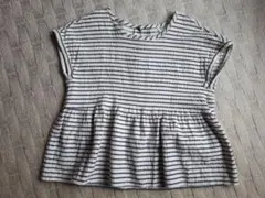 ルミノア ボーダートップス 38 ウール混