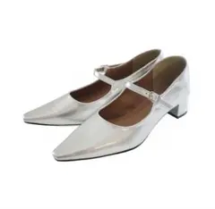 パンプス　シルバー