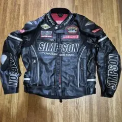 SIMPSON バイクジャケット ブラック Mサイズのサムネイル