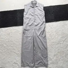 ボンジュールサガン/S/灰/オールインワン/ノースリーブ/ワイド/カジュアル