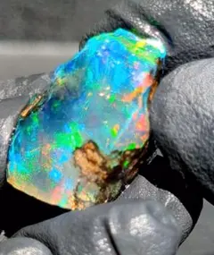 15ct】エチオピア オパール 原石 天然石 鉱物 標本 鉱石 ブルー - メルカリ