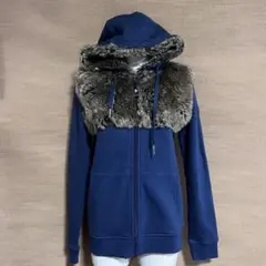 THE NORTH FACE フード付きネイビー　85サイズレディース　美品